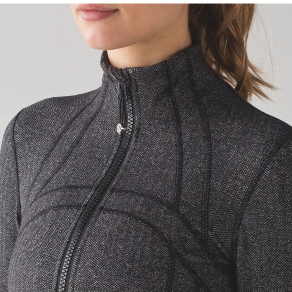 Lululemon Define Jacket in Herringbone Gray